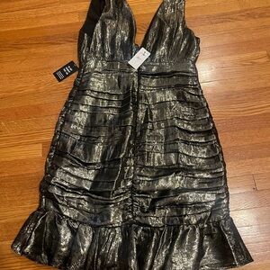 Express gold mini dress  size 6